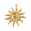 Artisan Swirl Sunburst Charm