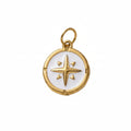 Four-Point Star Compass Charm