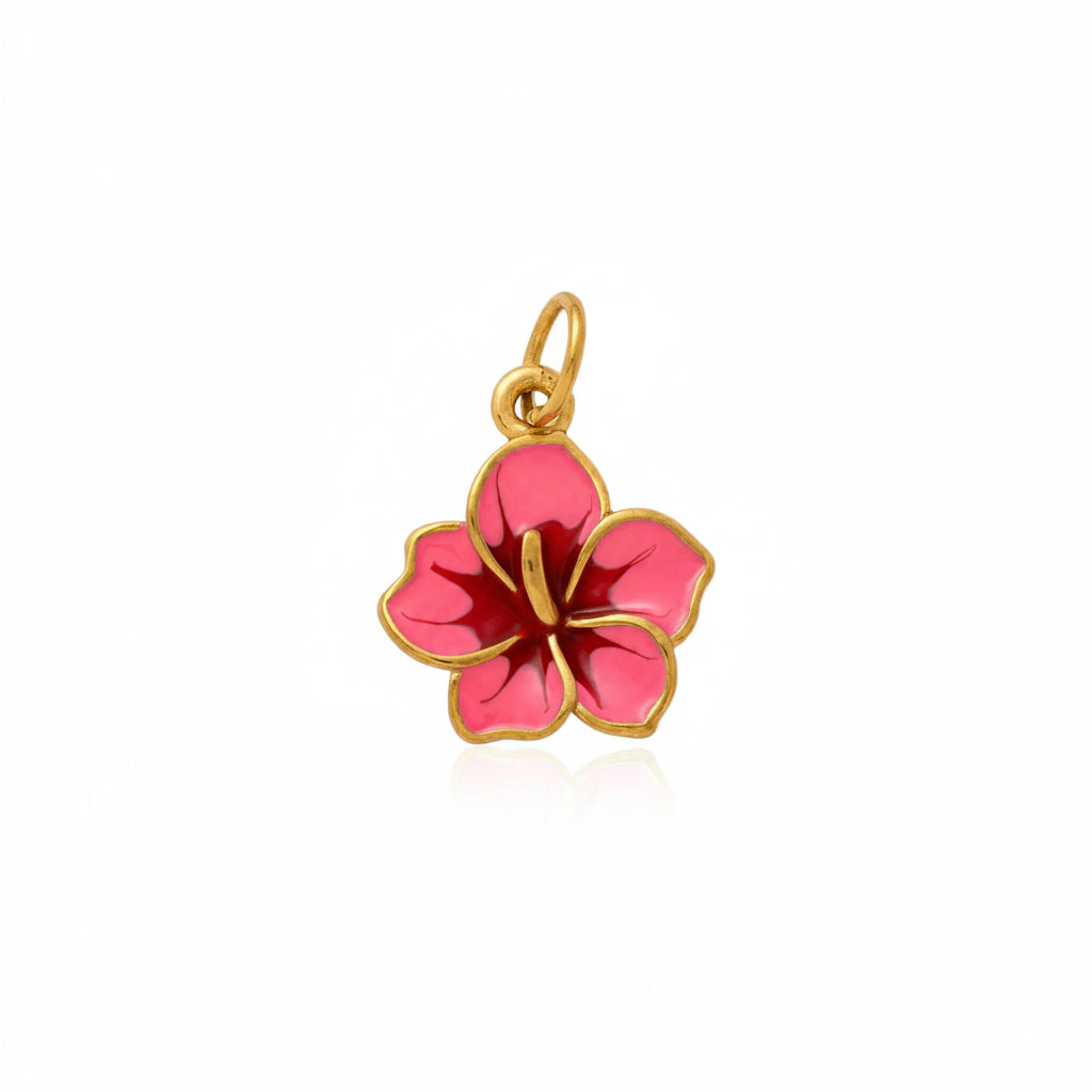 Hibiscus Blossom Petal Charm