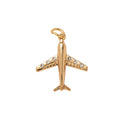 Jet-setter Pavé Jetliner Charm
