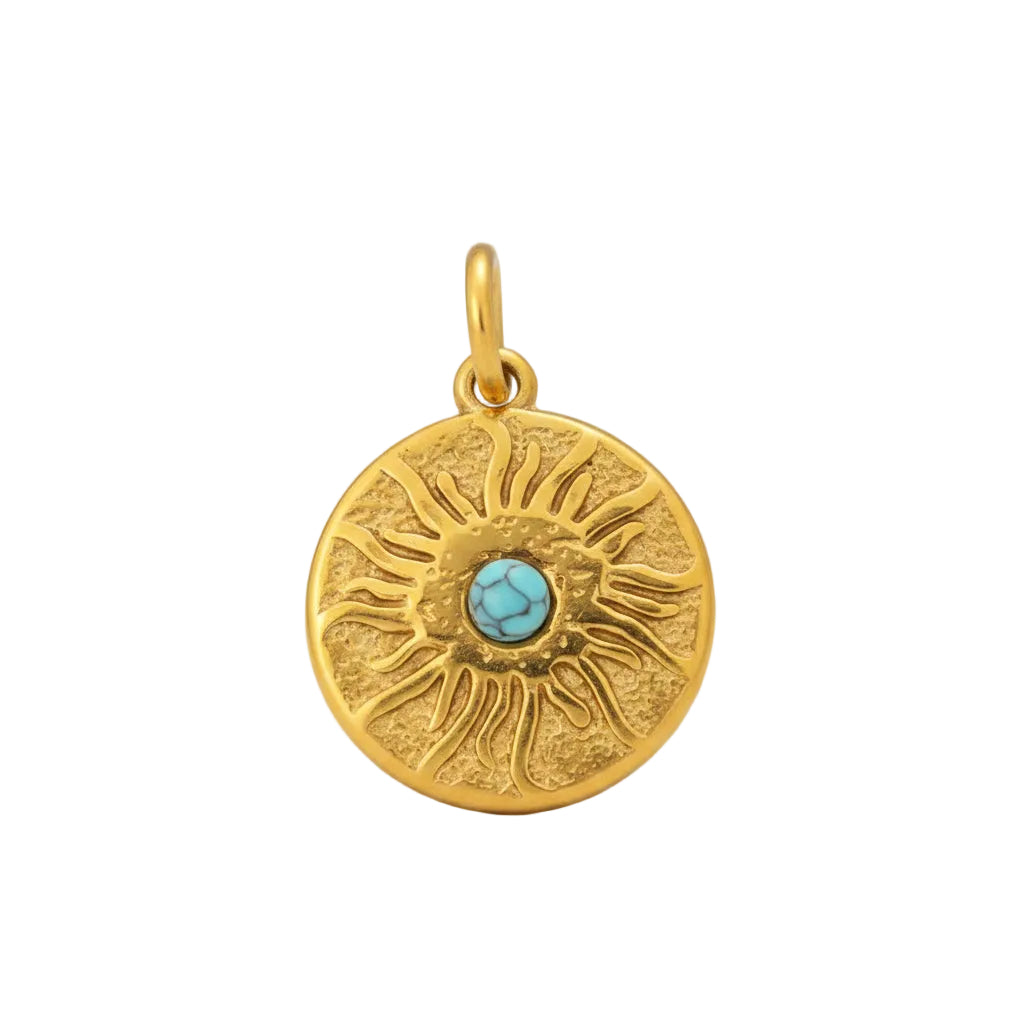 Bohemian Sunburst Mosaic Charm